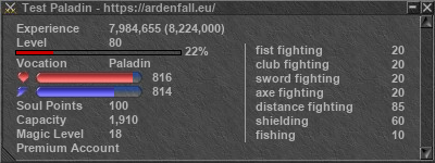 Signature for player Test Paladin